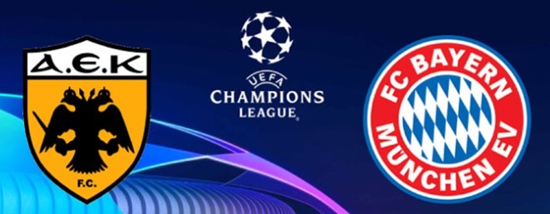 Nhận Định Soi Kèo AEK Athens Vs Bayern Munich Giải UEFA Champions League 23/10/2018 11h55'