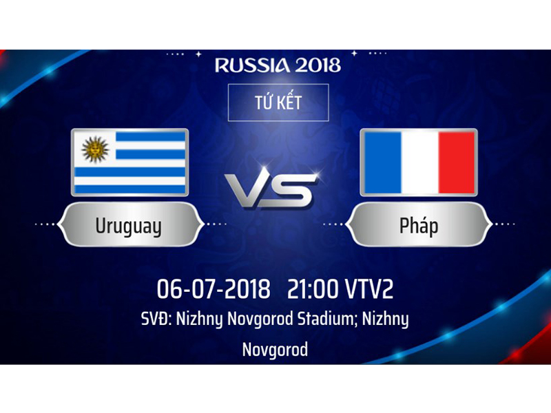 Link Sopcast Uruguay Vs Pháp 6/7/2018